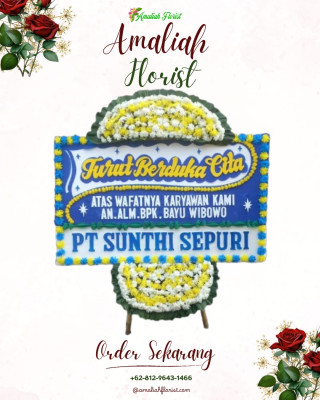 Papan Bunga Duka di Belitung Timur