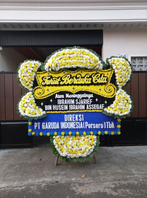 Papan Bunga Duka di Belitung Timur