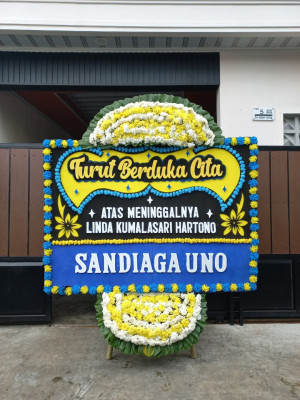 Papan Bunga Duka di Belitung Timur