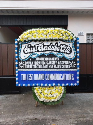 Papan Bunga Duka di Belitung Timur